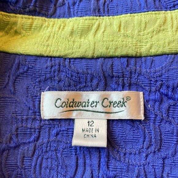 Coldwater Creek Lightweight Jacket Size 12 - Picture 4 of 6